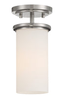 Minka-Lavery - 4090-84 - One Light Pendant / Semi Flush - Haisley - Brushed Nickel