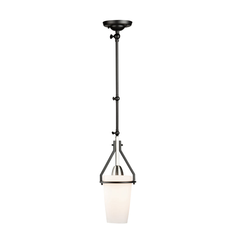 Artcraft Canada - AC11241NB - One Light Sconce/Pendant - Brydon - Black and Brushed Nickel