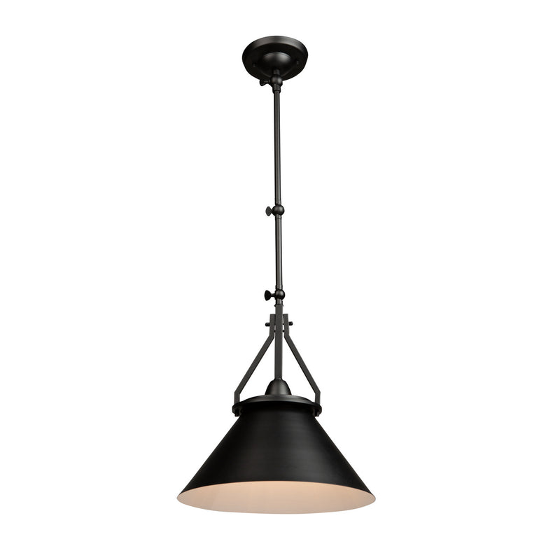 One Light Sconce/Pendant<br /><span style="color:#4AB0CE;">Entrega: 4-10 dias en USA</span><br /><span style="color:#4AB0CE;font-size:60%;">PREGUNTE POR ENTREGA EN PANAMA</span><br />Collection: Brydon<br />Finish: Black