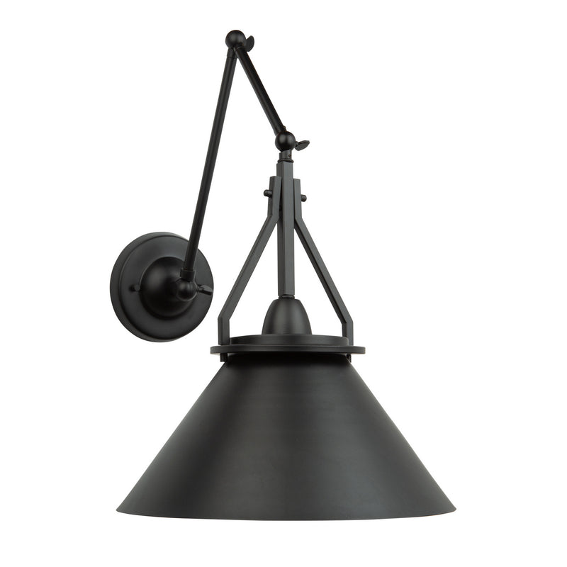 One Light Sconce/Pendant<br /><span style="color:#4AB0CE;">Entrega: 4-10 dias en USA</span><br /><span style="color:#4AB0CE;font-size:60%;">PREGUNTE POR ENTREGA EN PANAMA</span><br />Collection: Brydon<br />Finish: Black