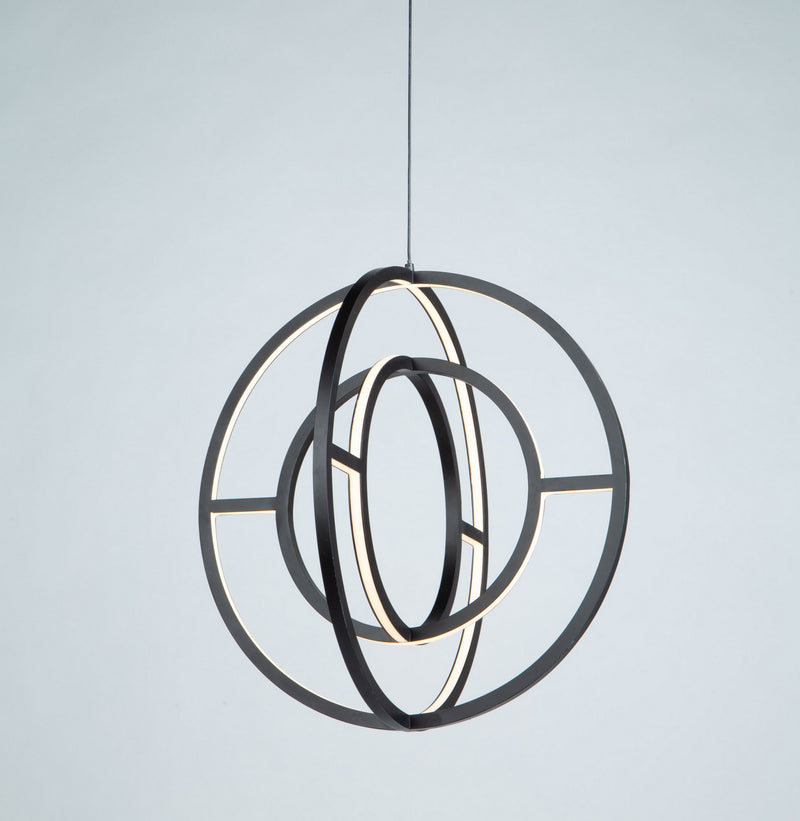 LED Chandelier<br /><span style="color:#4AB0CE;">Entrega: 4-10 dias en USA</span><br /><span style="color:#4AB0CE;font-size:60%;">PREGUNTE POR ENTREGA EN PANAMA</span><br />Collection: Celestial<br />Finish: Matte Black