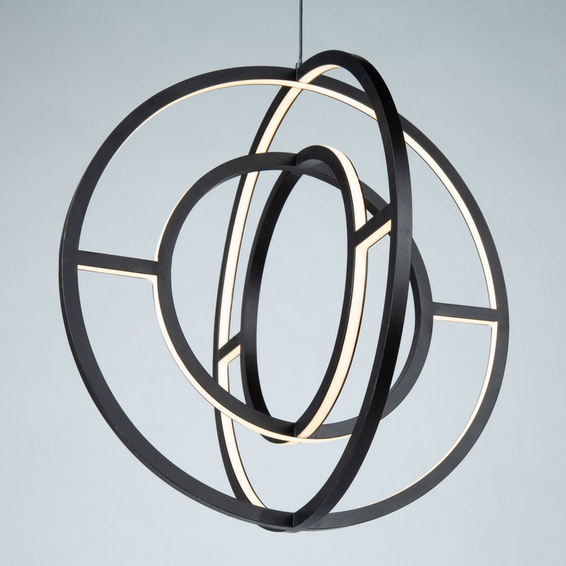 LED Chandelier<br /><span style="color:#4AB0CE;">Entrega: 4-10 dias en USA</span><br /><span style="color:#4AB0CE;font-size:60%;">PREGUNTE POR ENTREGA EN PANAMA</span><br />Collection: Celestial<br />Finish: Matte Black
