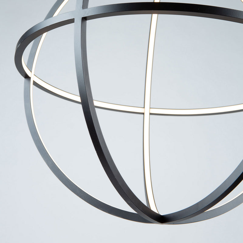 LED Chandelier<br /><span style="color:#4AB0CE;">Entrega: 4-10 dias en USA</span><br /><span style="color:#4AB0CE;font-size:60%;">PREGUNTE POR ENTREGA EN PANAMA</span><br />Collection: Celestial<br />Finish: Matte Black