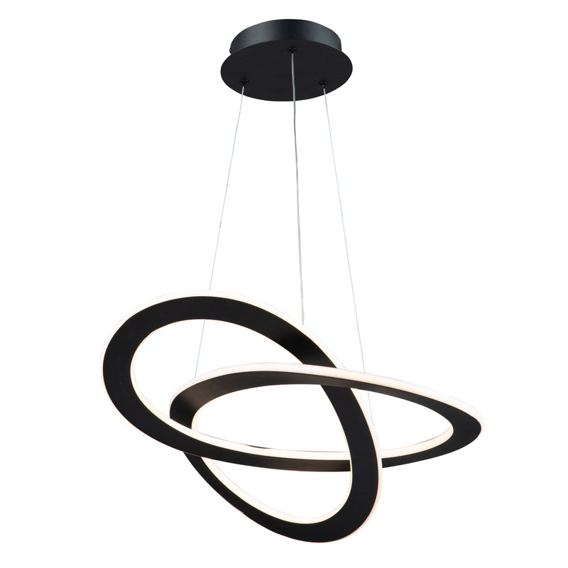 LED Chandelier<br /><span style="color:#4AB0CE;">Entrega: 4-10 dias en USA</span><br /><span style="color:#4AB0CE;font-size:60%;">PREGUNTE POR ENTREGA EN PANAMA</span><br />Collection: Wave<br />Finish: Black