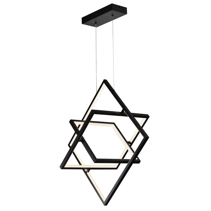 LED Pendant<br /><span style="color:#4AB0CE;">Entrega: 4-10 dias en USA</span><br /><span style="color:#4AB0CE;font-size:60%;">PREGUNTE POR ENTREGA EN PANAMA</span><br />Collection: Graymar<br />Finish: Black