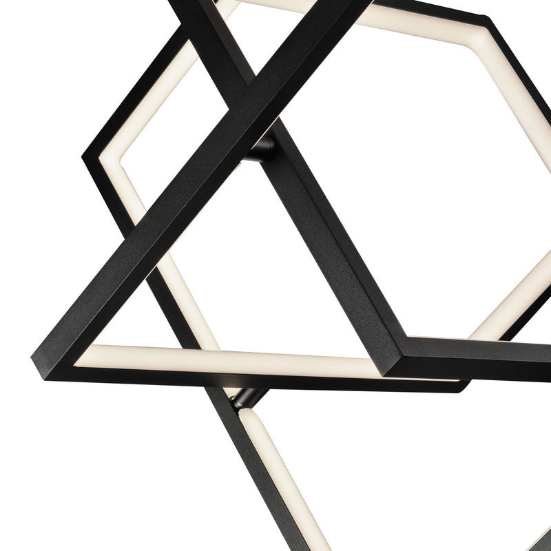 LED Pendant<br /><span style="color:#4AB0CE;">Entrega: 4-10 dias en USA</span><br /><span style="color:#4AB0CE;font-size:60%;">PREGUNTE POR ENTREGA EN PANAMA</span><br />Collection: Graymar<br />Finish: Black