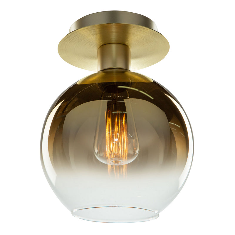 One Light Semi-Flush Mount<br /><span style="color:
