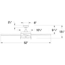 Hinkley - 904052FHB-LIA - 52"Ceiling Fan - Croft - Heritage Brass