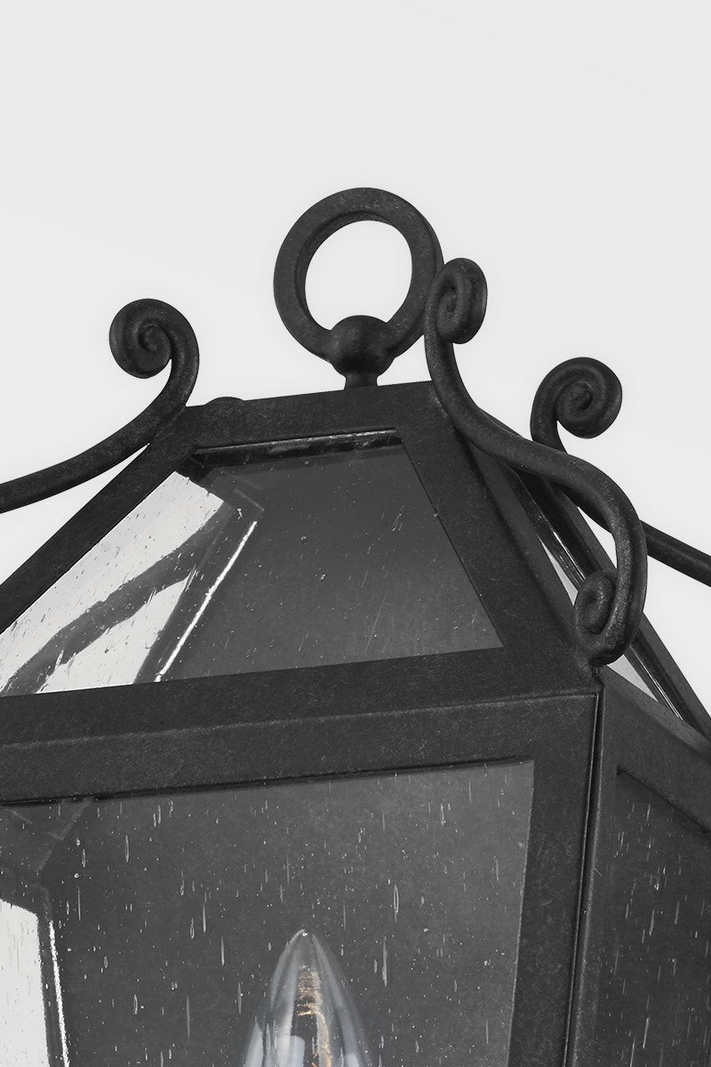 One Light Wall Sconce<br /><span style="color:#4AB0CE;">Entrega: 10-11 semanas en USA</span><br /><span style="color:#4AB0CE;font-size:60%;">PREGUNTE POR ENTREGA EN PANAMA</span><br />Collection: Santa Barbara County<br />Finish: French Iron
