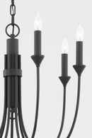 Seven Light Chandelier<br /><span style="color:#4AB0CE;">Entrega: 4-10 dias en USA</span><br /><span style="color:#4AB0CE;font-size:60%;">PREGUNTE POR ENTREGA EN PANAMA</span><br />Collection: Cate<br />Finish: Forged Iron