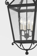 Four Light Outdoor Lantern<br /><span style="color:#4AB0CE;">Entrega: 4-10 dias en USA</span><br /><span style="color:#4AB0CE;font-size:60%;">PREGUNTE POR ENTREGA EN PANAMA</span><br />Collection: Santa Barbara County<br />Finish: French Iron