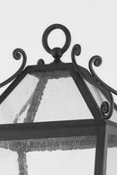 Four Light Outdoor Lantern<br /><span style="color:#4AB0CE;">Entrega: 4-10 dias en USA</span><br /><span style="color:#4AB0CE;font-size:60%;">PREGUNTE POR ENTREGA EN PANAMA</span><br />Collection: Santa Barbara County<br />Finish: French Iron