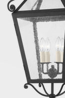 Four Light Outdoor Lantern<br /><span style="color:#4AB0CE;">Entrega: 4-10 dias en USA</span><br /><span style="color:#4AB0CE;font-size:60%;">PREGUNTE POR ENTREGA EN PANAMA</span><br />Collection: Santa Barbara County<br />Finish: French Iron