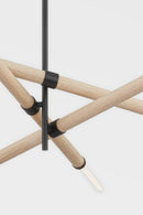 Six Light Chandelier<br /><span style="color:#4AB0CE;">Entrega: 4-10 dias en USA</span><br /><span style="color:#4AB0CE;font-size:60%;">PREGUNTE POR ENTREGA EN PANAMA</span><br />Collection: Cruiz<br />Finish: Soft Black