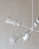 Troy Lighting - F7906-GSW - Six Light Chandelier - Florence - Gesso White