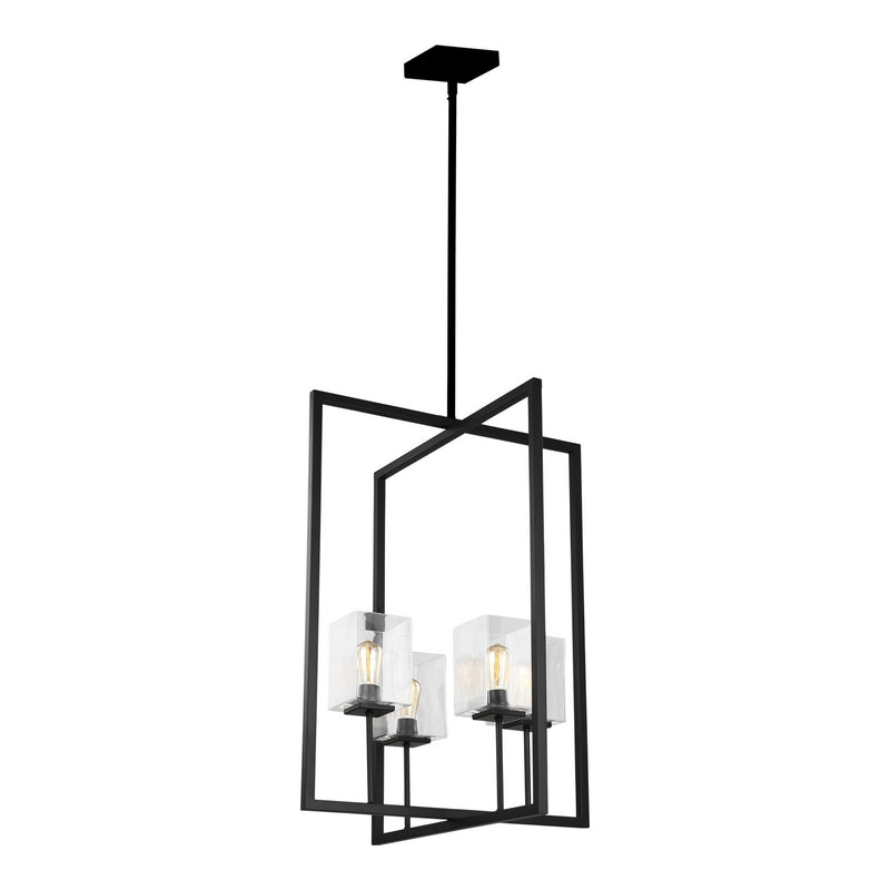 Four Light Hall / Foyer<br /><span style="color:#4AB0CE;">Entrega: 4-10 dias en USA</span><br /><span style="color:#4AB0CE;font-size:60%;">PREGUNTE POR ENTREGA EN PANAMA</span><br />Collection: Mitte<br />Finish: Midnight Black