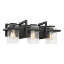Three Light Wall / Bath<br /><span style="color:#4AB0CE;">Entrega: 4-10 dias en USA</span><br /><span style="color:#4AB0CE;font-size:60%;">PREGUNTE POR ENTREGA EN PANAMA</span><br />Collection: Mitte<br />Finish: Midnight Black