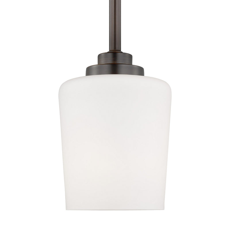 Generation Lighting - 6102801-710 - One Light Mini-Pendant - Windom - Bronze