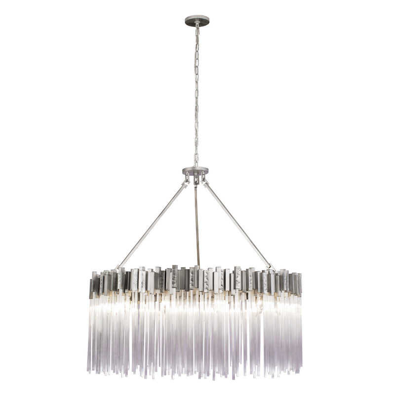 12 Light Pendant<br /><span style="color:#4AB0CE;">Entrega: 4-10 dias en USA</span><br /><span style="color:#4AB0CE;font-size:60%;">PREGUNTE POR ENTREGA EN PANAMA</span><br />Collection: Matrix<br />Finish: Rainy Night