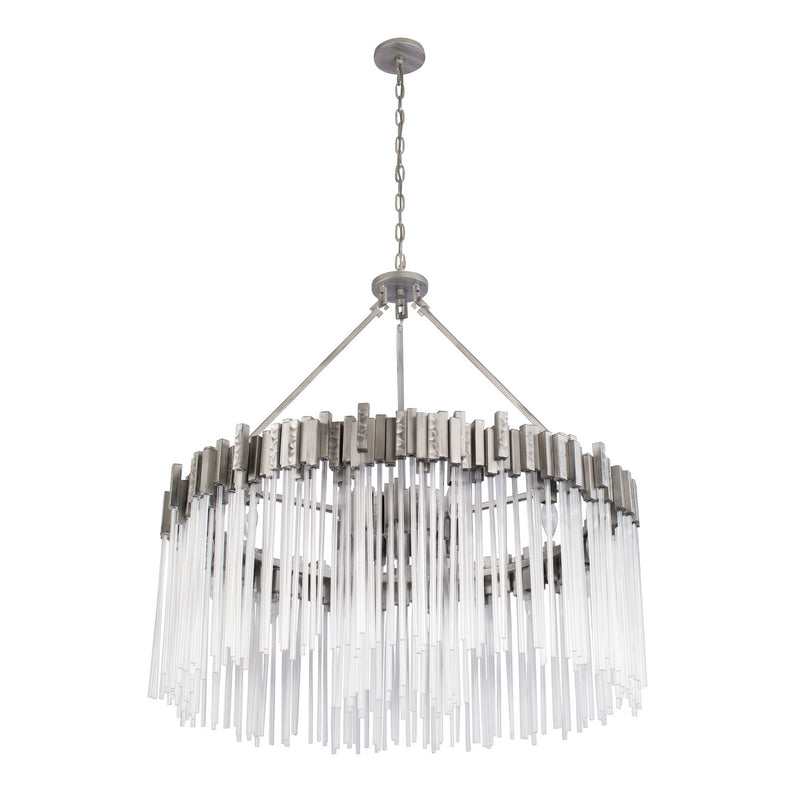 12 Light Pendant<br /><span style="color:#4AB0CE;">Entrega: 4-10 dias en USA</span><br /><span style="color:#4AB0CE;font-size:60%;">PREGUNTE POR ENTREGA EN PANAMA</span><br />Collection: Matrix<br />Finish: Rainy Night