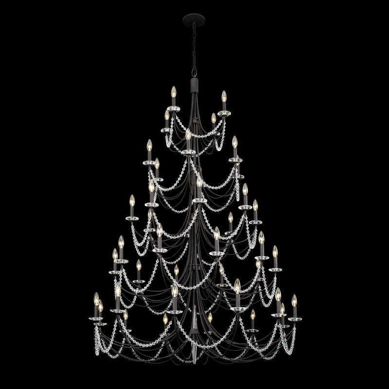 40 Light Chandelier<br /><span style="color:#4AB0CE;">Entrega: 4-10 dias en USA</span><br /><span style="color:#4AB0CE;font-size:60%;">PREGUNTE POR ENTREGA EN PANAMA</span><br />Collection: Brentwood<br />Finish: Carbon