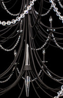 Varaluz - 350C40CB - 40 Light Chandelier - Brentwood - Carbon