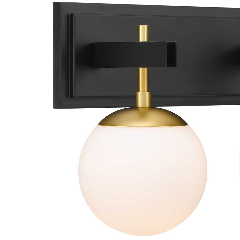 Varaluz - 352B02BLSB - Two Light Bath - Allie - Black/Satin Brass