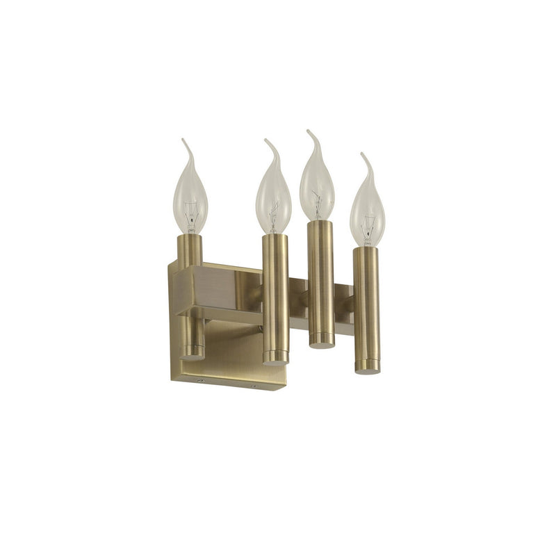 Varaluz - 357B04LBB - Four Light Bath - Collette - Antique Brass