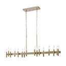 Varaluz - 357N16BB - 16 Light Linear Pendant - Collette - Antique Brass