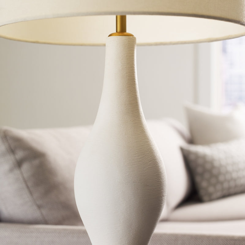 One Light Floor Lamp<br /><span style="color:#4AB0CE;">Entrega: 4-10 dias en USA</span><br /><span style="color:#4AB0CE;font-size:60%;">PREGUNTE POR ENTREGA EN PANAMA</span><br />Collection: Constance<br />Finish: Textured White