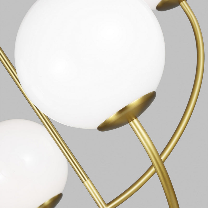 Four Light Chandelier<br /><span style="color:#4AB0CE;">Entrega: 4-10 dias en USA</span><br /><span style="color:#4AB0CE;font-size:60%;">PREGUNTE POR ENTREGA EN PANAMA</span><br />Collection: Galassia<br />Finish: Burnished Brass