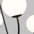 Four Light Chandelier<br /><span style="color:#4AB0CE;">Entrega: 4-10 dias en USA</span><br /><span style="color:#4AB0CE;font-size:60%;">PREGUNTE POR ENTREGA EN PANAMA</span><br />Collection: Galassia<br />Finish: Midnight Black