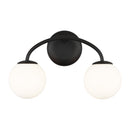 Two Light Vanity<br /><span style="color:#4AB0CE;">Entrega: 13-14 semanas en USA</span><br /><span style="color:#4AB0CE;font-size:60%;">PREGUNTE POR ENTREGA EN PANAMA</span><br />Collection: Galassia<br />Finish: Midnight Black