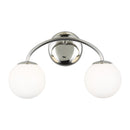 Two Light Vanity<br /><span style="color:#4AB0CE;">Entrega: 4-10 dias en USA</span><br /><span style="color:#4AB0CE;font-size:60%;">PREGUNTE POR ENTREGA EN PANAMA</span><br />Collection: Galassia<br />Finish: Polished Nickel