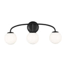 Three Light Vanity<br /><span style="color:#4AB0CE;">Entrega: 4-10 dias en USA</span><br /><span style="color:#4AB0CE;font-size:60%;">PREGUNTE POR ENTREGA EN PANAMA</span><br />Collection: Galassia<br />Finish: Midnight Black