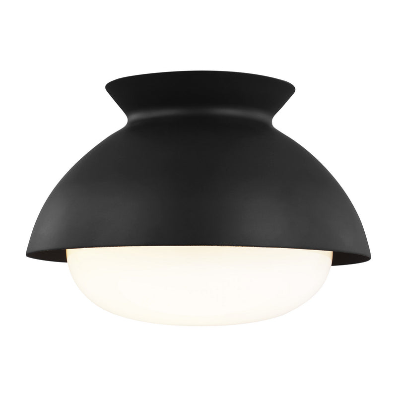 One Light Flush Mount<br /><span style="color:#4AB0CE;">Entrega: 4-10 dias en USA</span><br /><span style="color:#4AB0CE;font-size:60%;">PREGUNTE POR ENTREGA EN PANAMA</span><br />Collection: Lucerne<br />Finish: Midnight Black