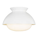 One Light Flush Mount<br /><span style="color:#4AB0CE;">Entrega: 4-10 dias en USA</span><br /><span style="color:#4AB0CE;font-size:60%;">PREGUNTE POR ENTREGA EN PANAMA</span><br />Collection: Lucerne<br />Finish: Matte White