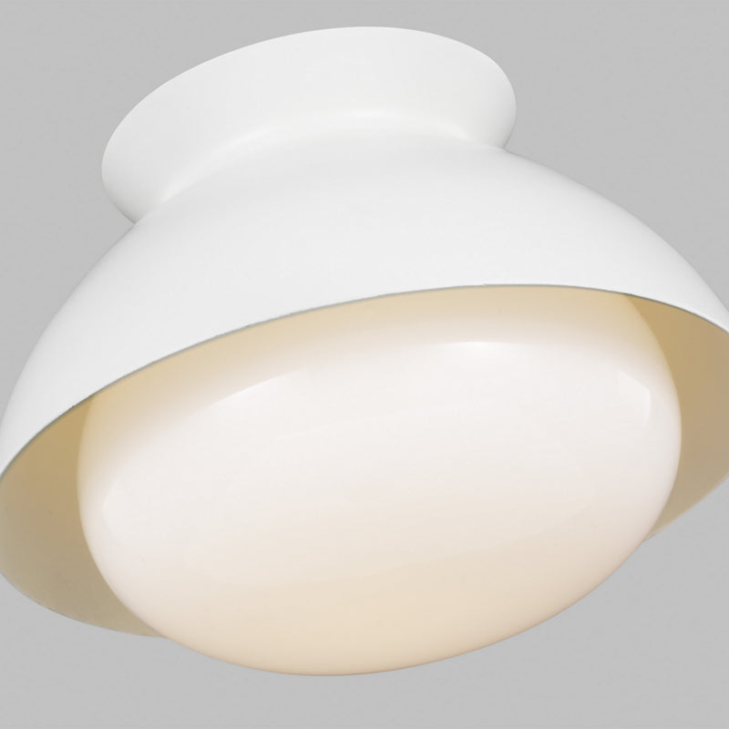 One Light Flush Mount<br /><span style="color:#4AB0CE;">Entrega: 4-10 dias en USA</span><br /><span style="color:#4AB0CE;font-size:60%;">PREGUNTE POR ENTREGA EN PANAMA</span><br />Collection: Lucerne<br />Finish: Matte White