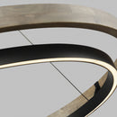 LED Chandelier<br /><span style="color:#4AB0CE;">Entrega: 16-17 semanas en USA</span><br /><span style="color:#4AB0CE;font-size:60%;">PREGUNTE POR ENTREGA EN PANAMA</span><br />Collection: Grace<br />Finish: Matte Black/Weathered Oak Wood