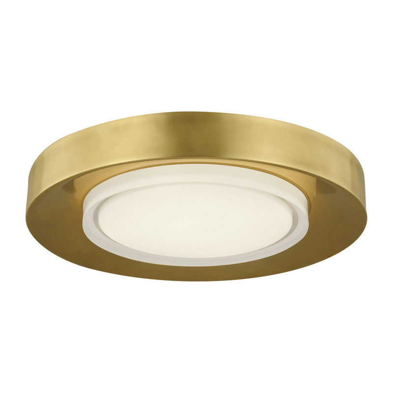 LED Flush Mount<br /><span style="color:#4AB0CE;">Entrega: 4-10 dias en USA</span><br /><span style="color:#4AB0CE;font-size:60%;">PREGUNTE POR ENTREGA EN PANAMA</span><br />Collection: Hilo<br />Finish: Natural Brass