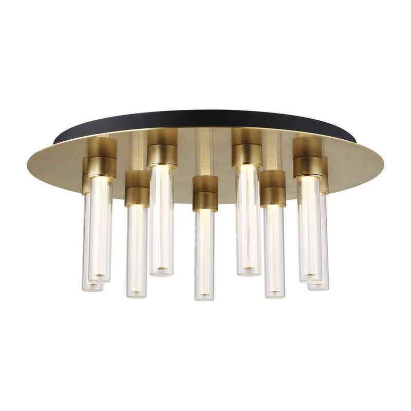 LED Flush Mount<br /><span style="color:#4AB0CE;">Entrega: 10-11 semanas en USA</span><br /><span style="color:#4AB0CE;font-size:60%;">PREGUNTE POR ENTREGA EN PANAMA</span><br />Collection: Kola<br />Finish: Natural Brass