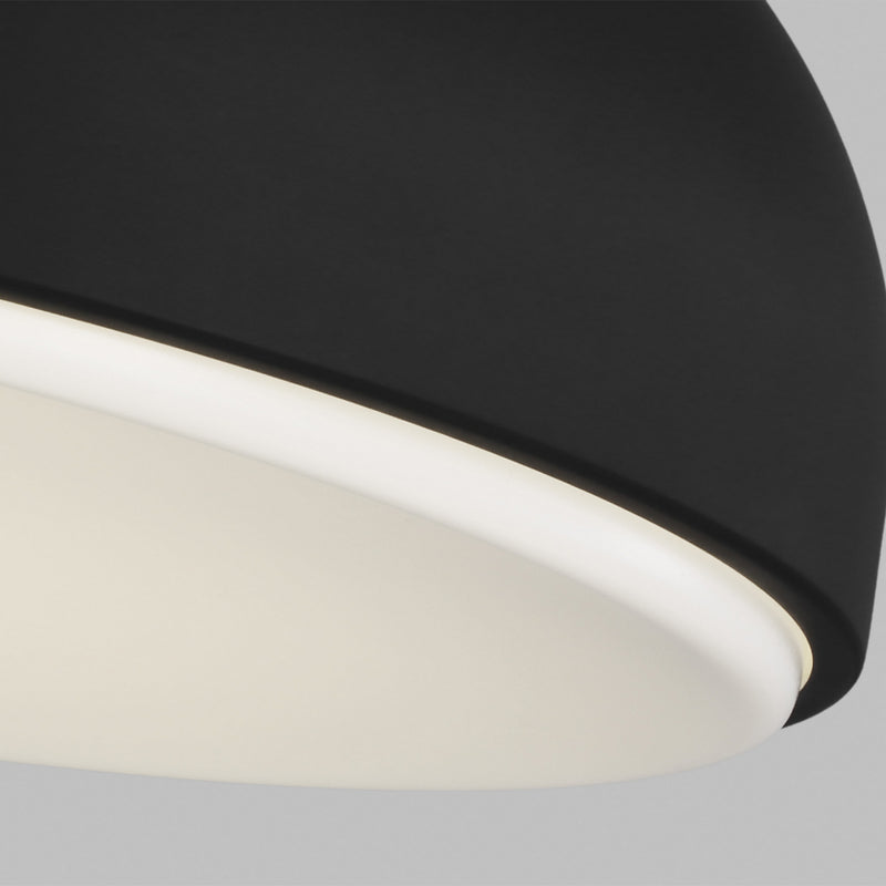 LED Flush Mount<br /><span style="color:#4AB0CE;">Entrega: 1-2 semanas en USA</span><br /><span style="color:#4AB0CE;font-size:60%;">PREGUNTE POR ENTREGA EN PANAMA</span><br />Collection: Kosa<br />Finish: Nightshade Black