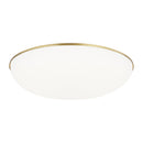 LED Flush Mount<br /><span style="color:#4AB0CE;">Entrega: 4-10 dias en USA</span><br /><span style="color:#4AB0CE;font-size:60%;">PREGUNTE POR ENTREGA EN PANAMA</span><br />Collection: Megan<br />Finish: Plated Brass