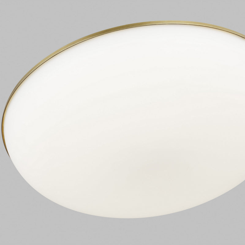 LED Flush Mount<br /><span style="color:#4AB0CE;">Entrega: 2-3 semanas en USA</span><br /><span style="color:#4AB0CE;font-size:60%;">PREGUNTE POR ENTREGA EN PANAMA</span><br />Collection: Megan<br />Finish: Plated Brass