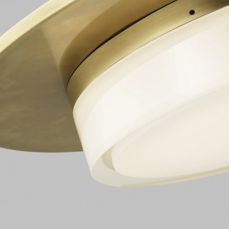 LED Flush Mount<br /><span style="color:#4AB0CE;">Entrega: 4-10 dias en USA</span><br /><span style="color:#4AB0CE;font-size:60%;">PREGUNTE POR ENTREGA EN PANAMA</span><br />Collection: Sen<br />Finish: Natural Brass