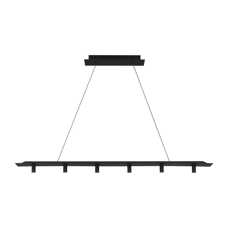 LED Linear Suspension<br /><span style="color:#4AB0CE;">Entrega: 4-10 dias en USA</span><br /><span style="color:#4AB0CE;font-size:60%;">PREGUNTE POR ENTREGA EN PANAMA</span><br />Collection: Ponte<br />Finish: Nightshade Black