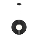 One Light Pendant<br /><span style="color:#4AB0CE;">Entrega: 4-10 dias en USA</span><br /><span style="color:#4AB0CE;font-size:60%;">PREGUNTE POR ENTREGA EN PANAMA</span><br />Collection: Orbel<br />Finish: Nightshade Black
