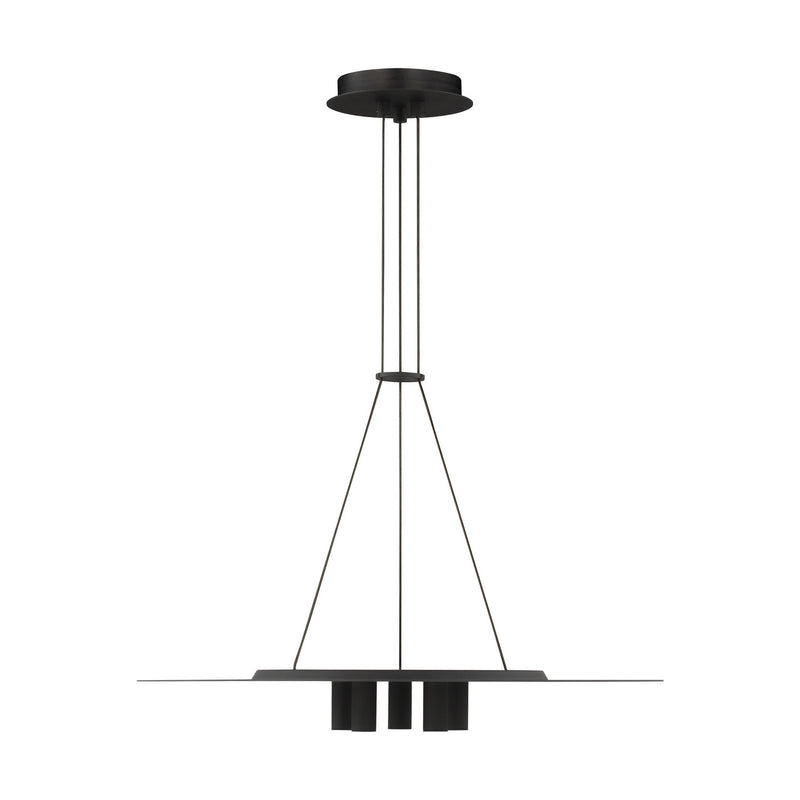 LED Pendant<br /><span style="color:#4AB0CE;">Entrega: 4-10 dias en USA</span><br /><span style="color:#4AB0CE;font-size:60%;">PREGUNTE POR ENTREGA EN PANAMA</span><br />Collection: Ponte<br />Finish: Nightshade Black