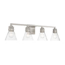Four Light Bath<br /><span style="color:#4AB0CE;">Entrega: 4-10 dias en USA</span><br /><span style="color:#4AB0CE;font-size:60%;">PREGUNTE POR ENTREGA EN PANAMA</span><br />Collection: Chatham Square<br />Finish: Brushed Nickel