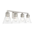 Four Light Bath<br /><span style="color:#4AB0CE;">Entrega: 4-10 dias en USA</span><br /><span style="color:#4AB0CE;font-size:60%;">PREGUNTE POR ENTREGA EN PANAMA</span><br />Collection: Chatham Square<br />Finish: Brushed Nickel